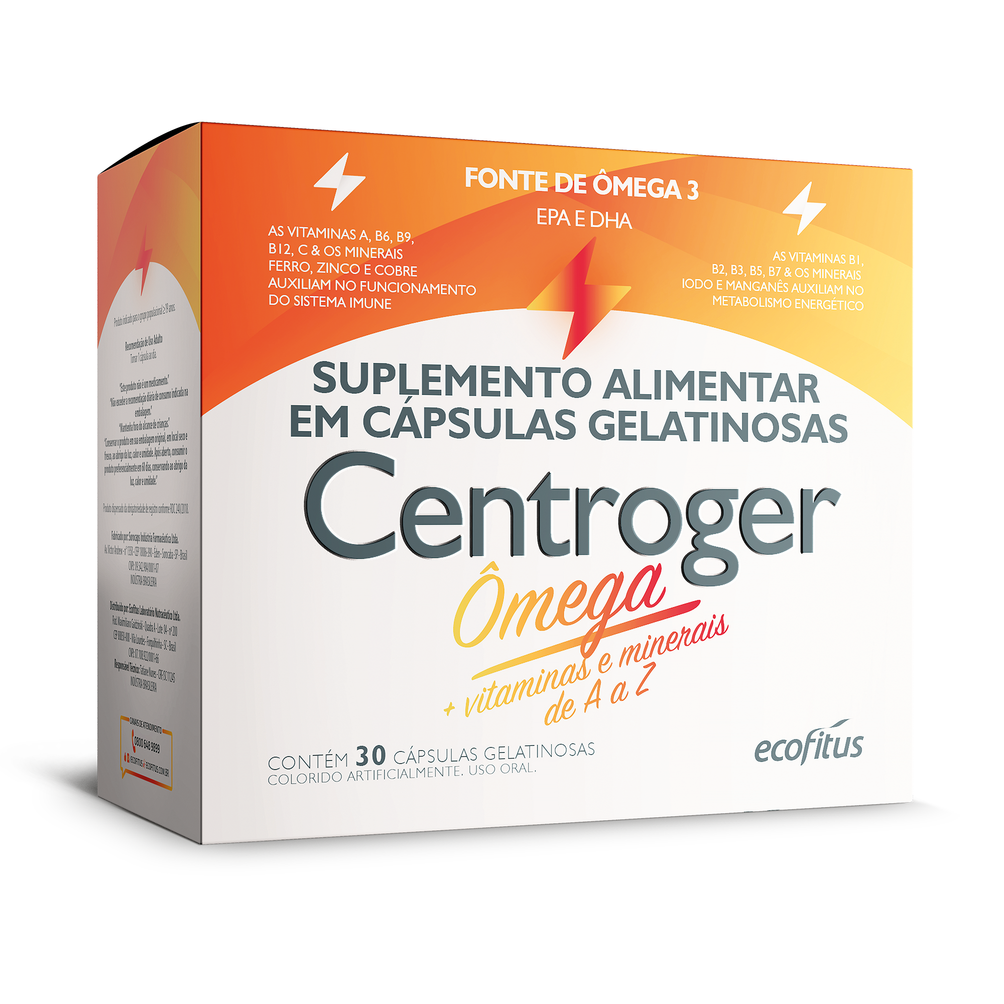 Centroger Ômega Vitaminas e Minerais de A a Z