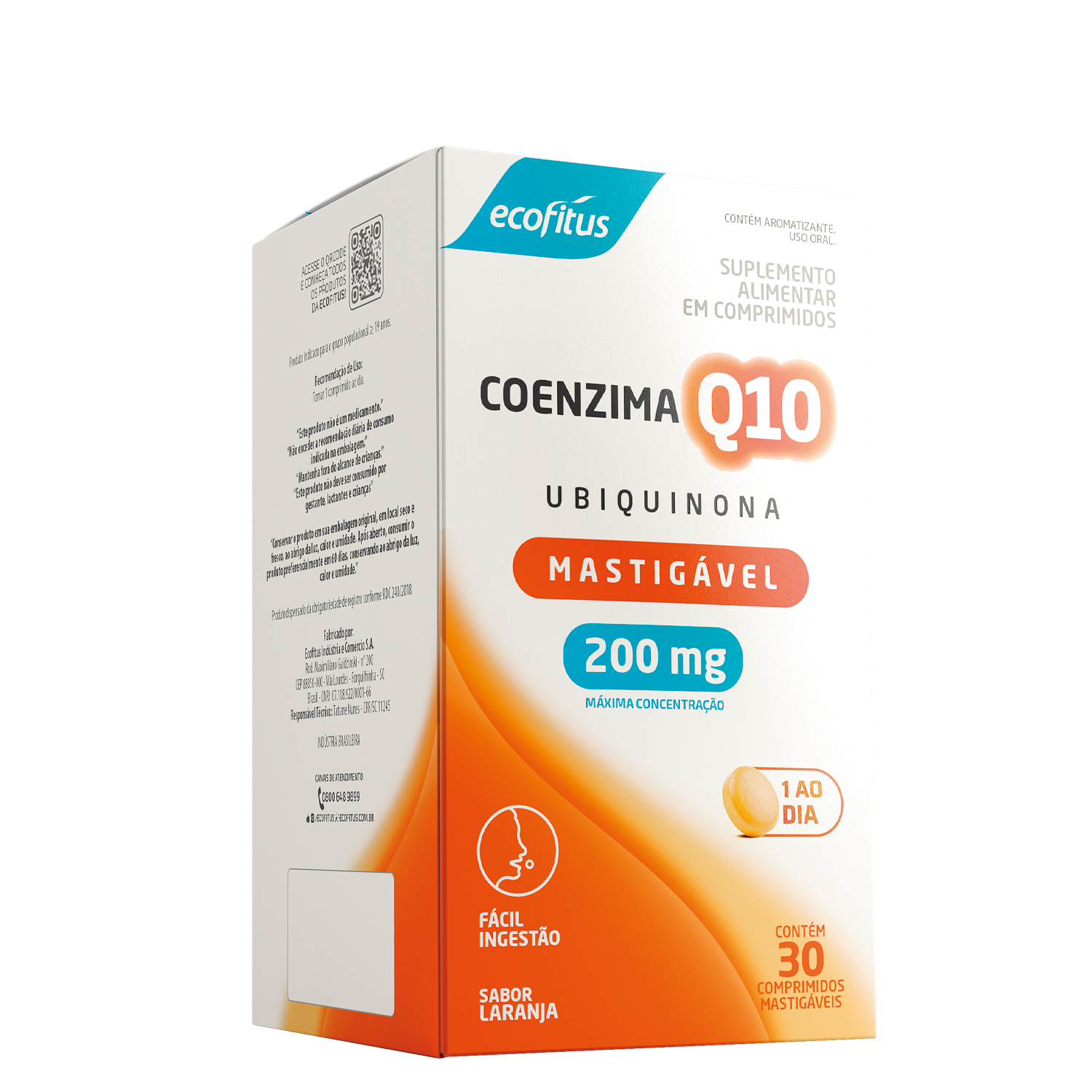 Coenzima Q10 Mastigável  30cpr