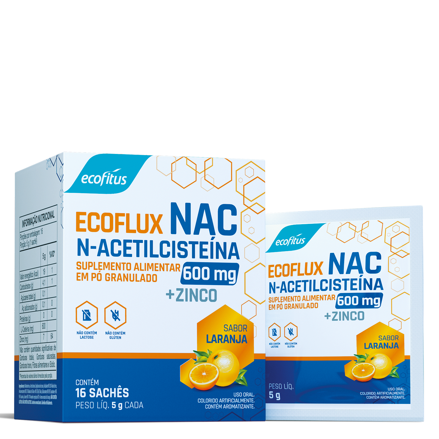 Ecoflux NAC 16 sachês