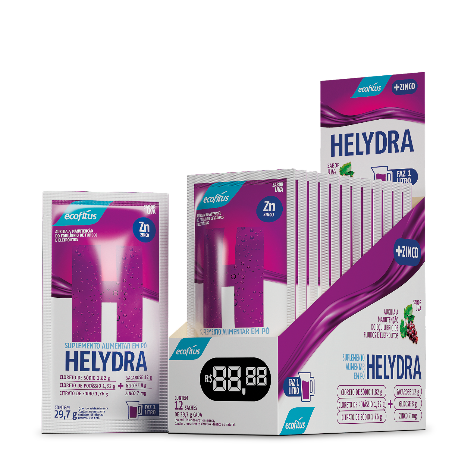 Helydra 12 sachês