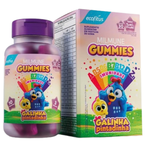 Milmune Gummies Galinha Pintadinha