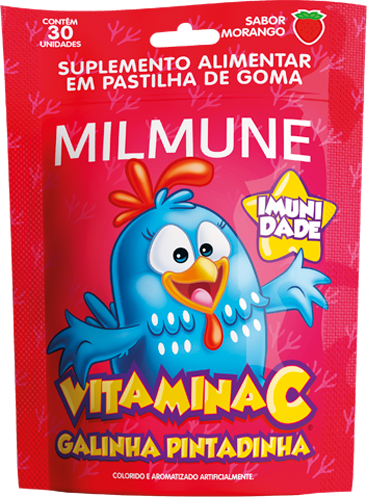 Milmune Kids Goma Sabor Morango 