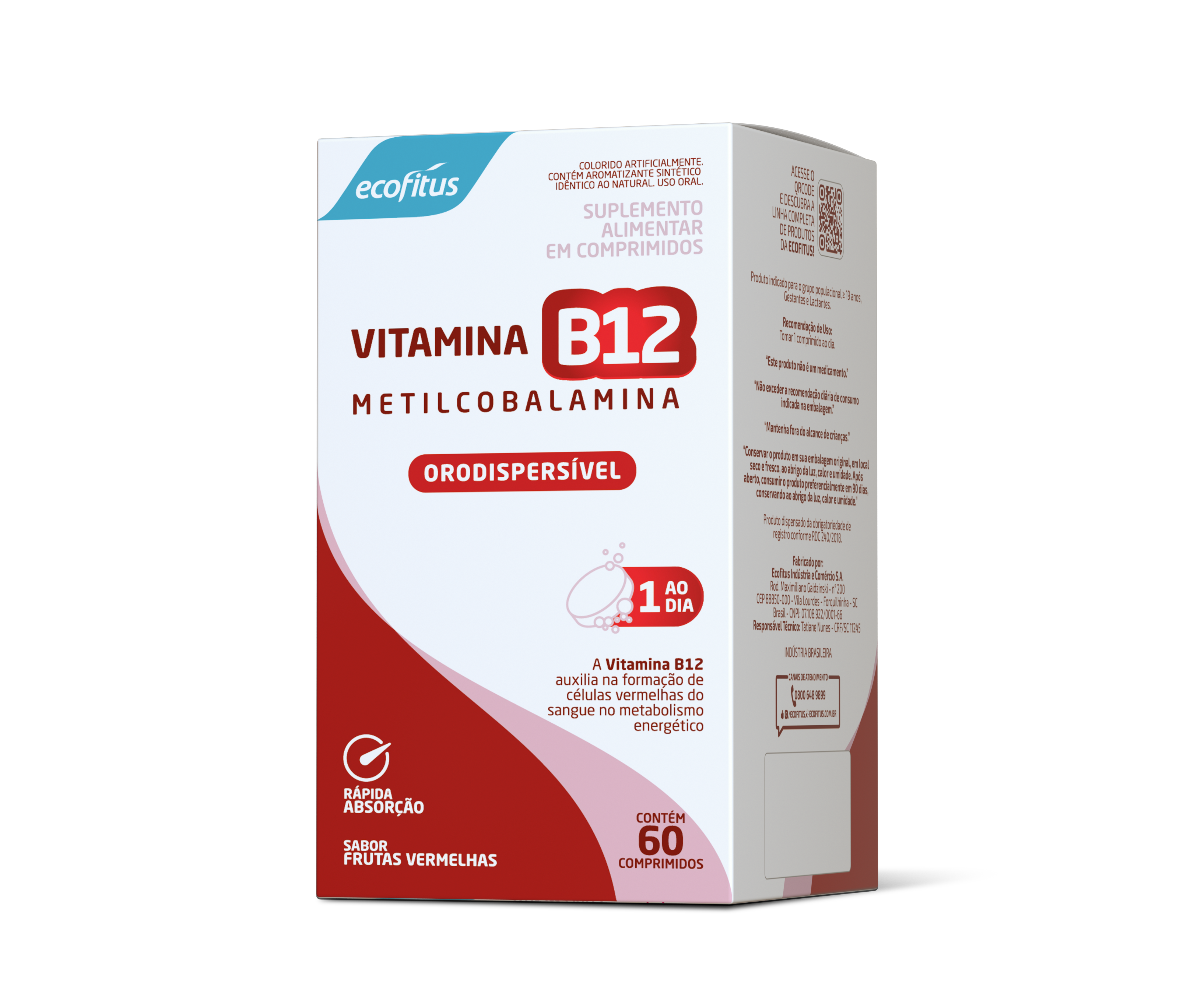 Vitamina B12 Metilcobalamina 60cpr
